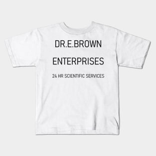 DR.E.BROWN ENTERPRISES 24 HR SCIENTIFIC SERVICES Kids T-Shirt